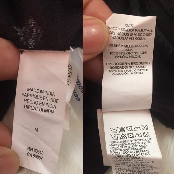 Lucky Brand Cold Shoulder NWT Knit Tassel Top Med - Picture 8 of 8